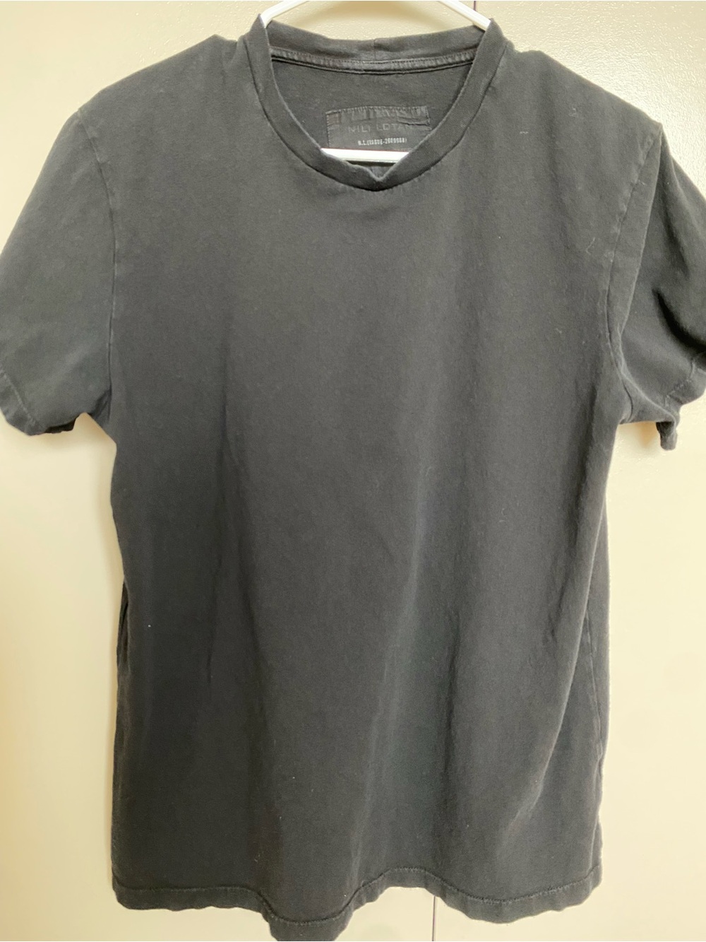 Nili Lotan Black Short Sleeve Tee